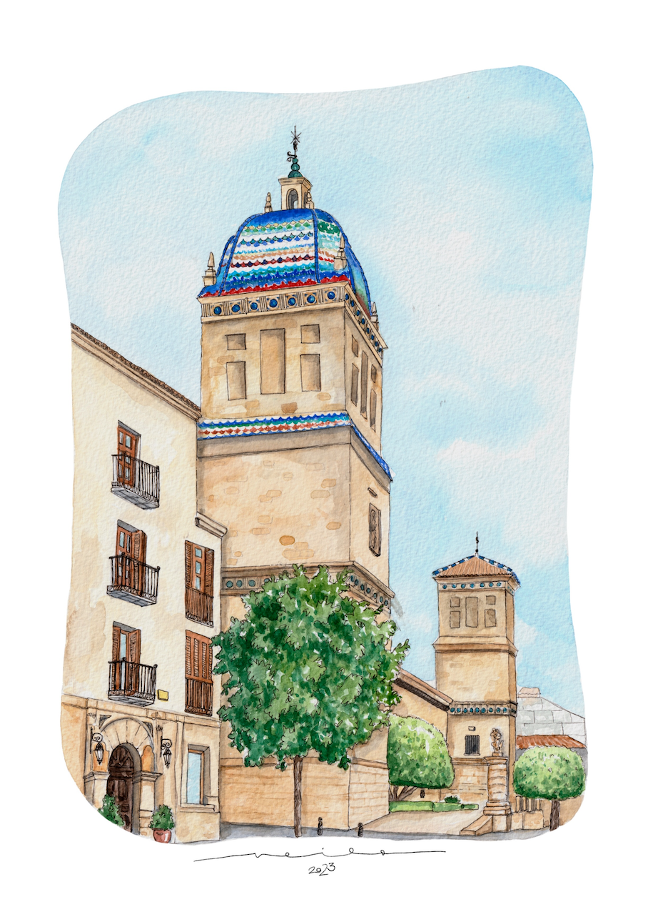 Lámina Hospital de Santiago - Úbeda