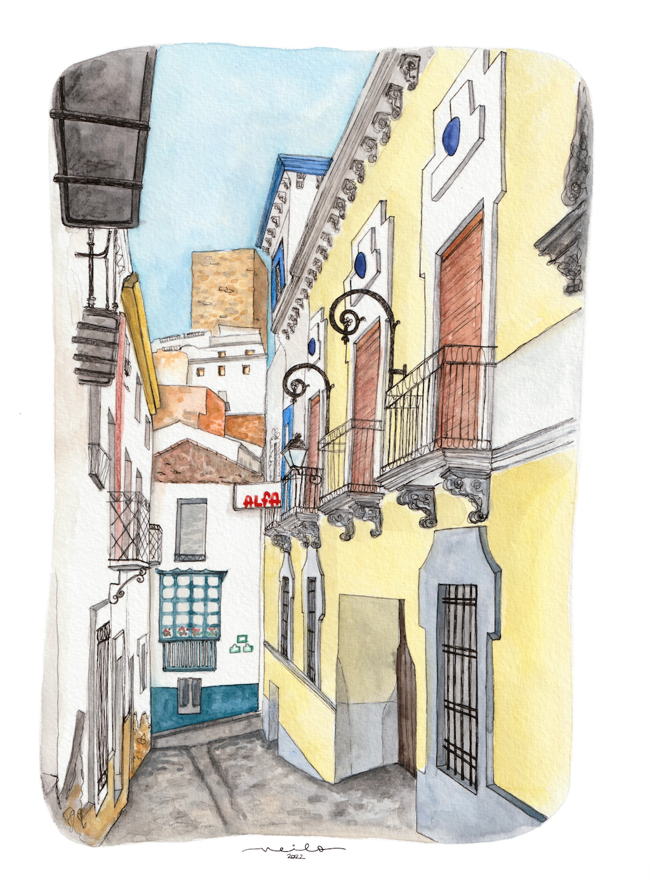 Lámina Calle San José - Martos