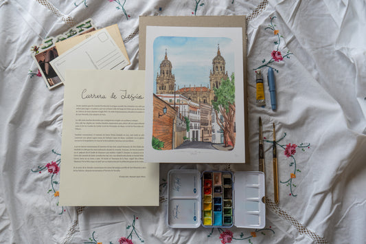 Lámina Calle Carrera de Jesús - Jaén