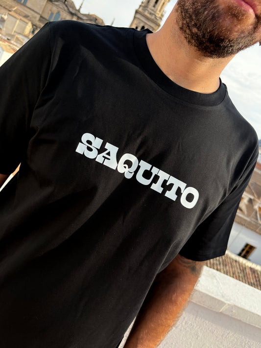 Camiseta negra - Saquito