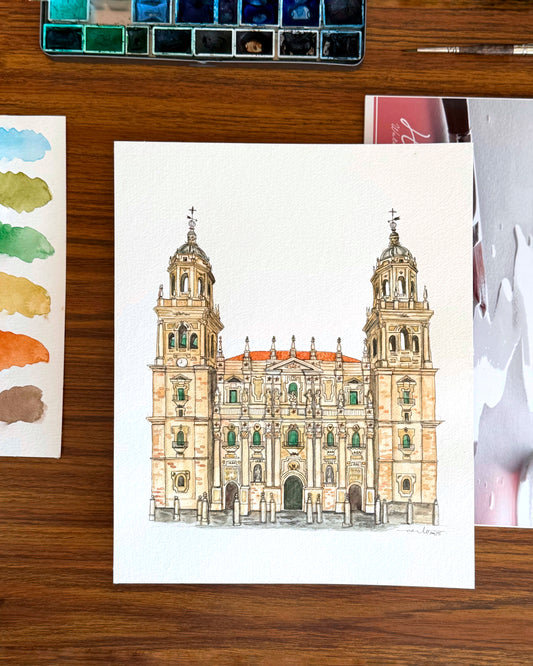Ilustración original - Catedral de Jaén