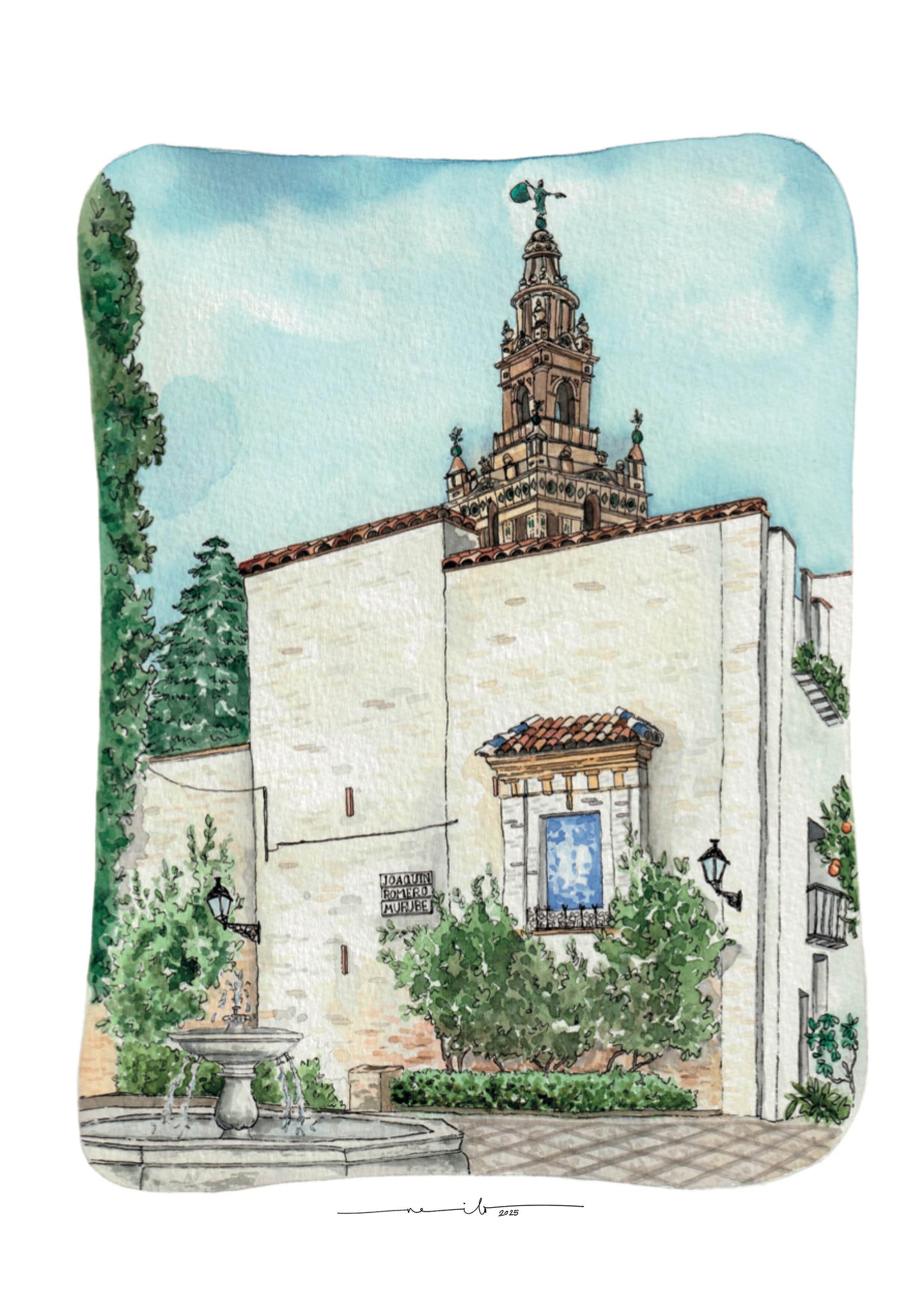 Lámina Plaza de la Alianza - Sevilla