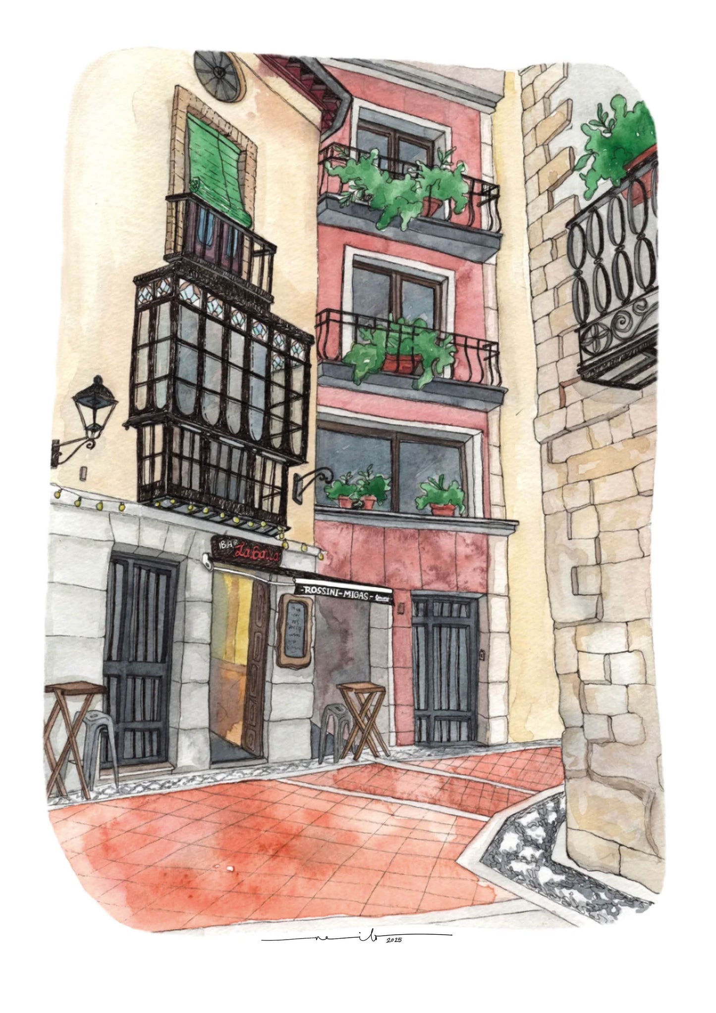 Lámina Calle Cerón- Jaén