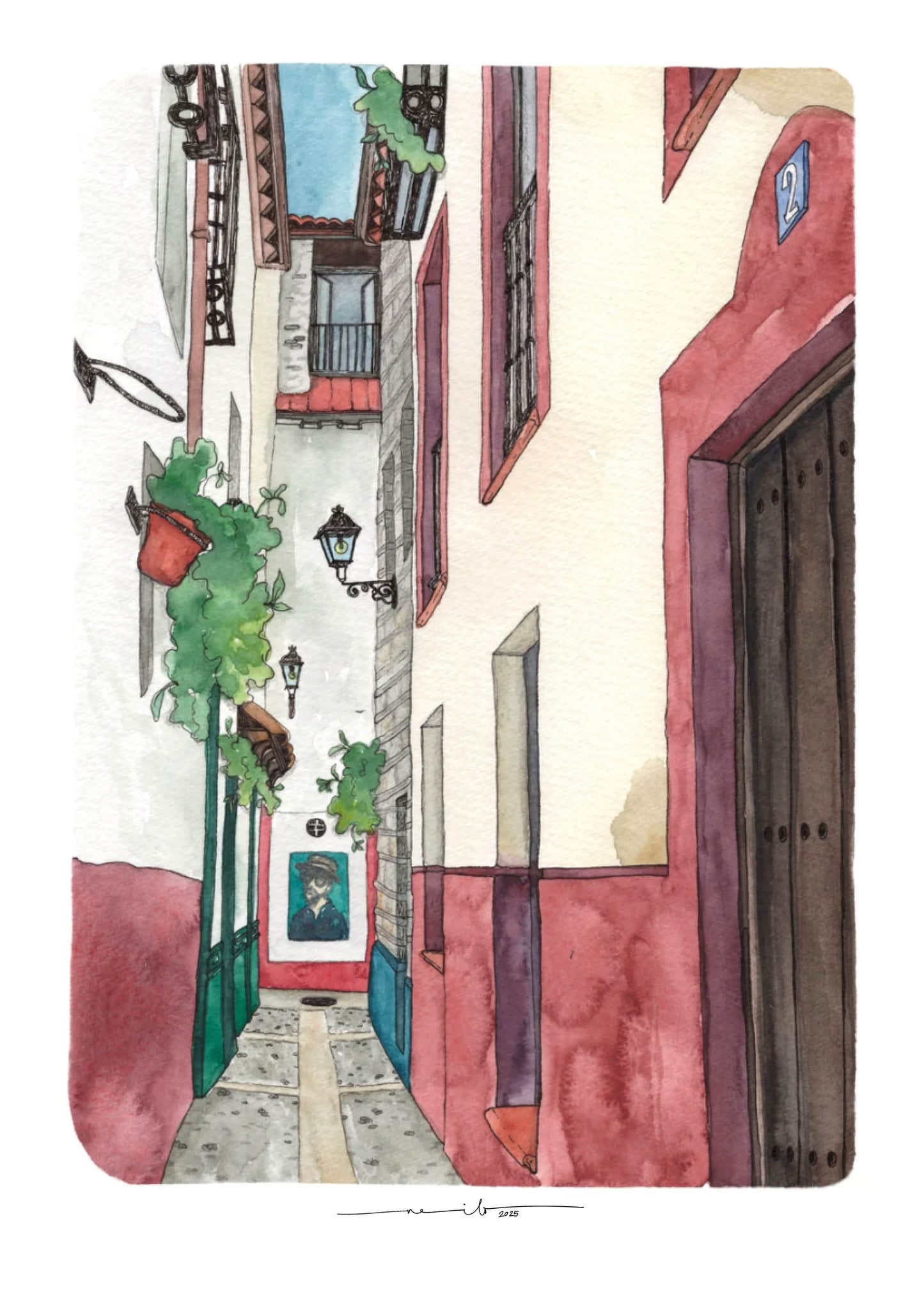 Lámina Calle Arco del Consuelo I - Jaén