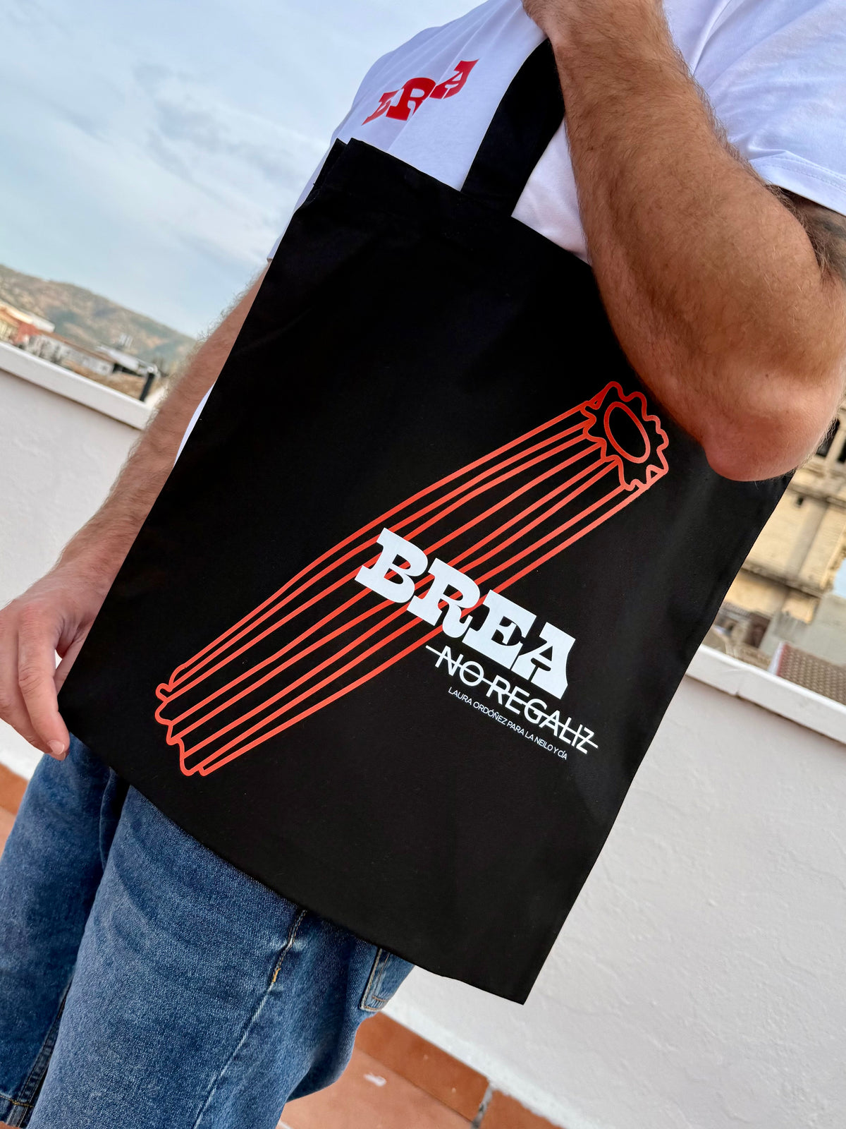 Totebag Negra Brea