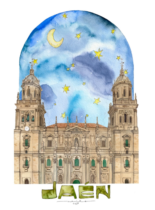 Lámina Catedral de Jaén