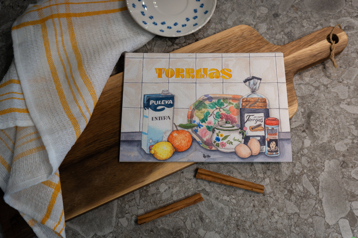 Lámina Torrijas en la cocina