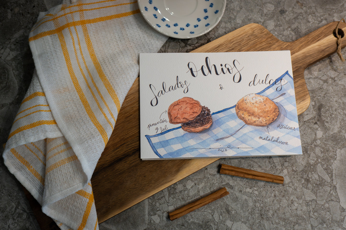 Lámina Ochíos dulces vs salados