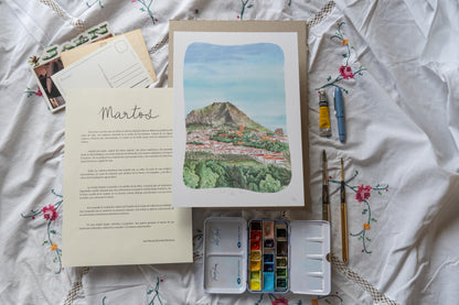 Lámina Peña y Fortaleza Baja - Martos