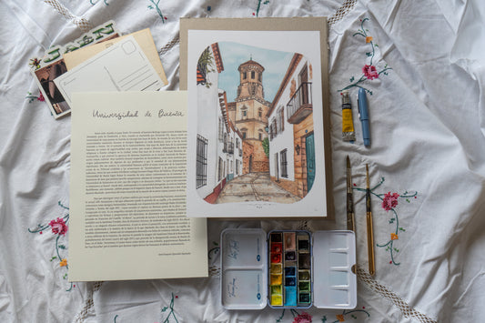 Lámina Antigua Universidad - Baeza