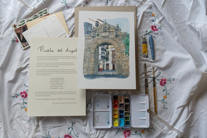 Lámina Puerta del Ángel - Jaén