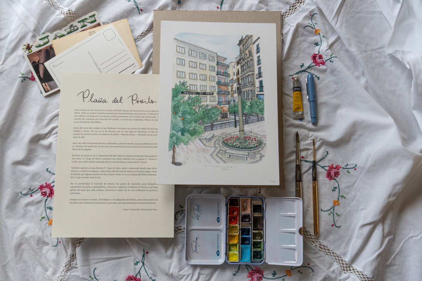 Lámina Plaza del Pósito - Jaén