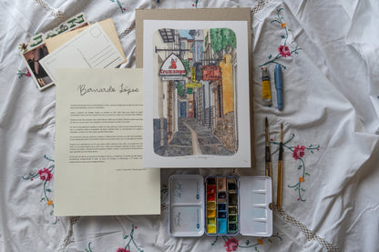 Lámina Calle Bernardo López - Jaén