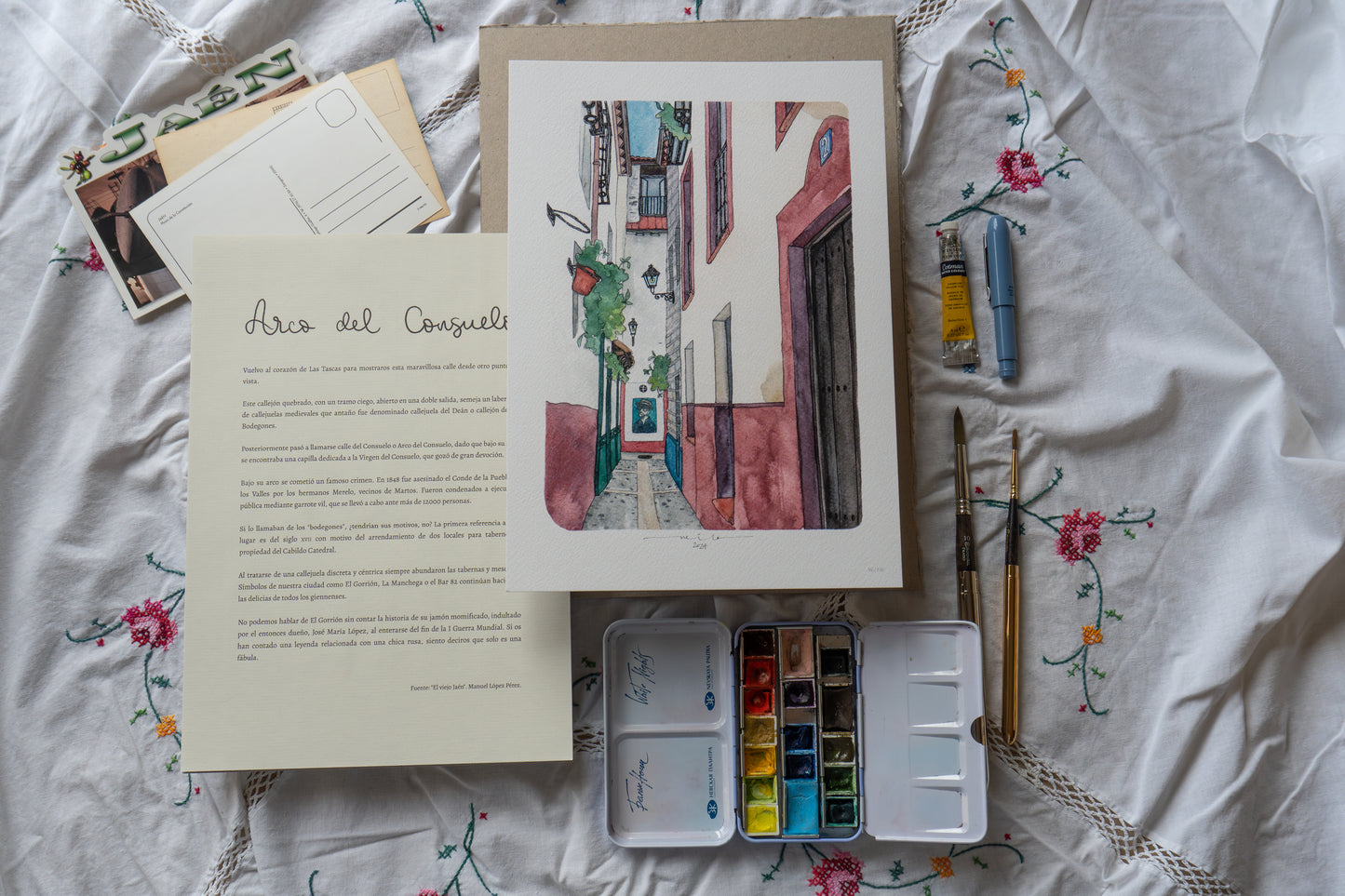 Lámina Calle Arco del Consuelo I - Jaén