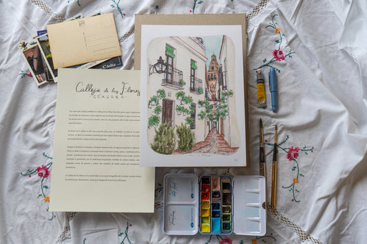 Lámina Calleja de las Flores - Córdoba