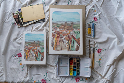 Lámina Calle Duque - Jaén