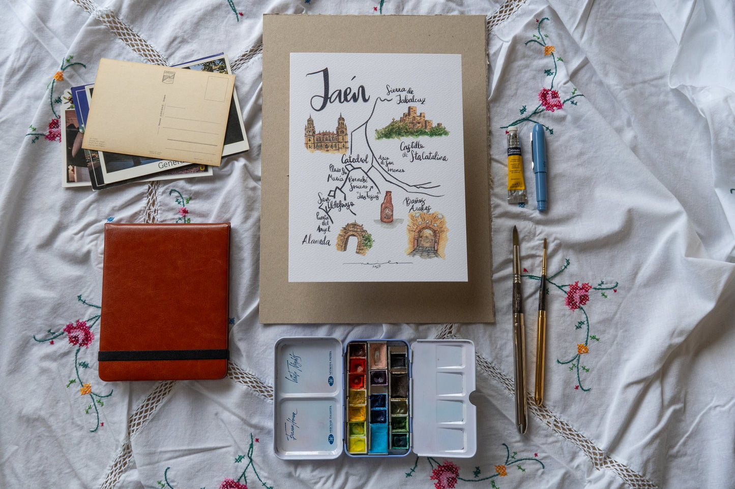 Lámina Mapa de Jaén