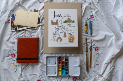 Lámina Mapa de Jaén