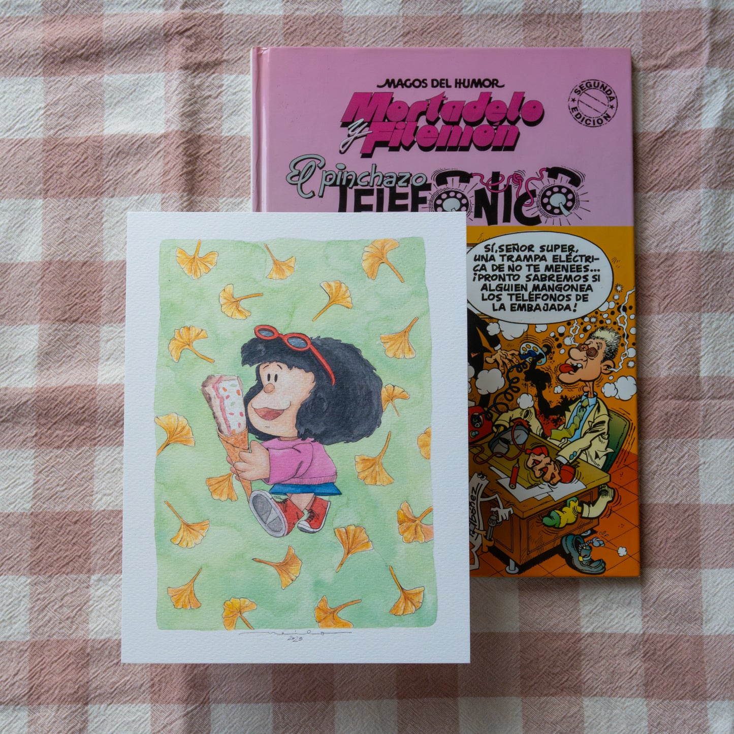 Lámina Mafalda & Cassata