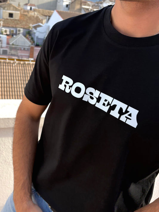 Camiseta negra - Roseta
