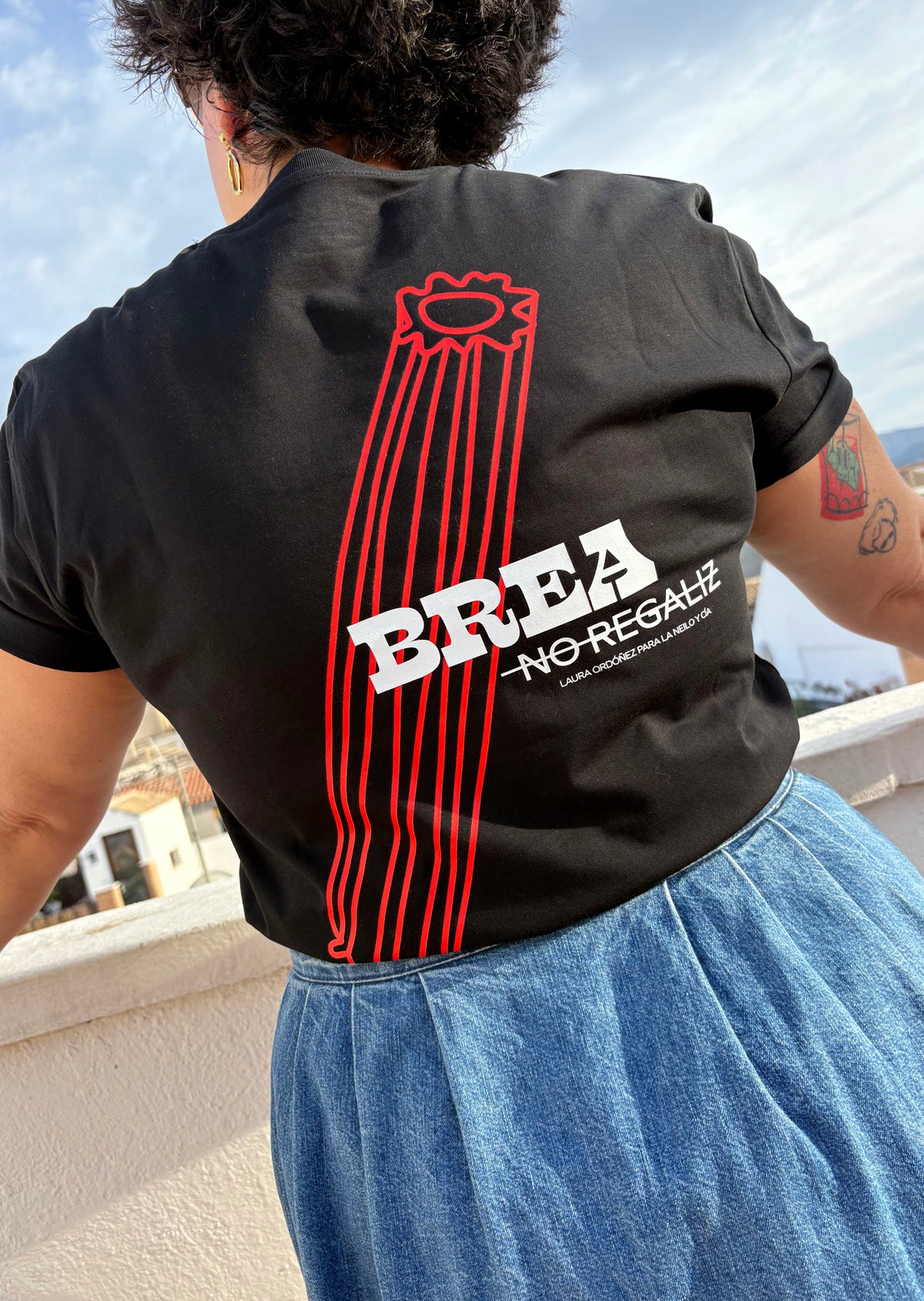 Camiseta negra - Brea