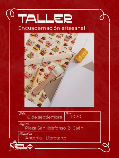 Crea tu libreta con encuadernación artesanal