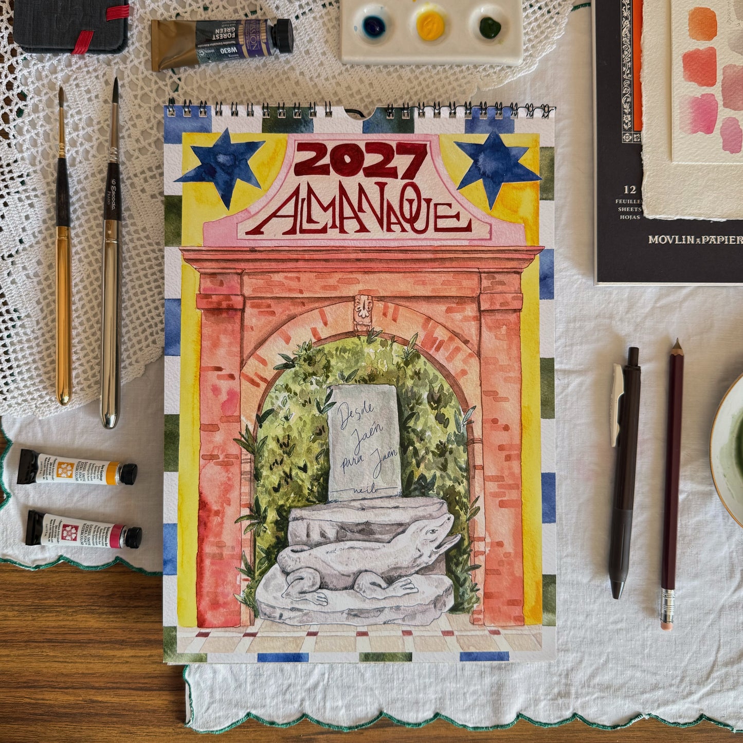 Almanaque de pared - Jaén 2027