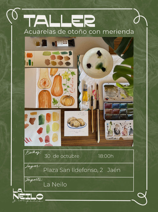 Acuarela de otoño + merienda