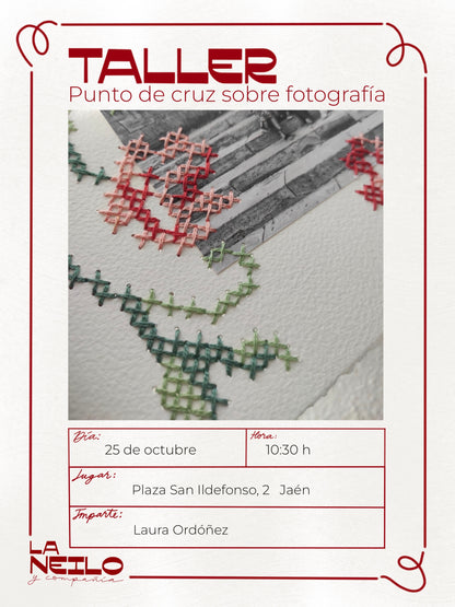 Punto de cruz y fotografía
