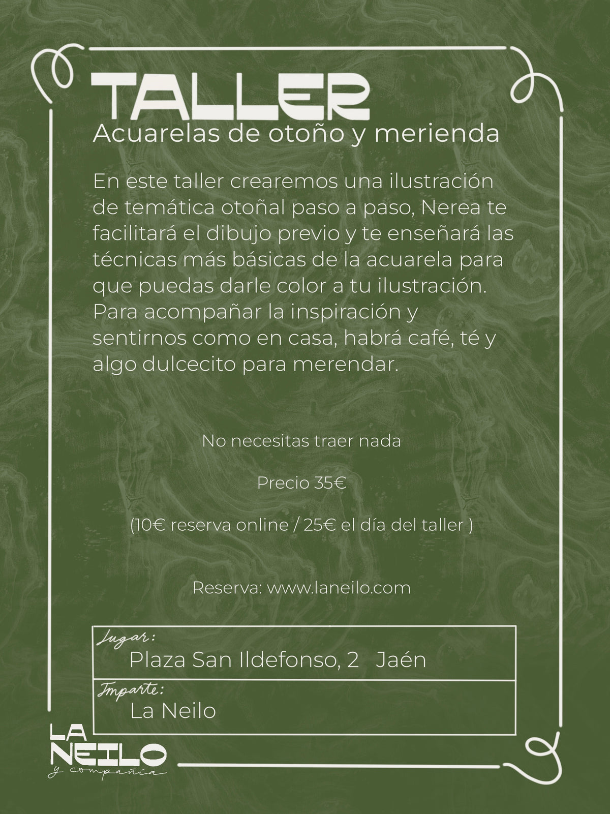 Acuarela de otoño + merienda