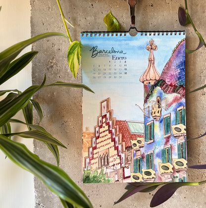 Almanaque de pared - Ibérico 2026