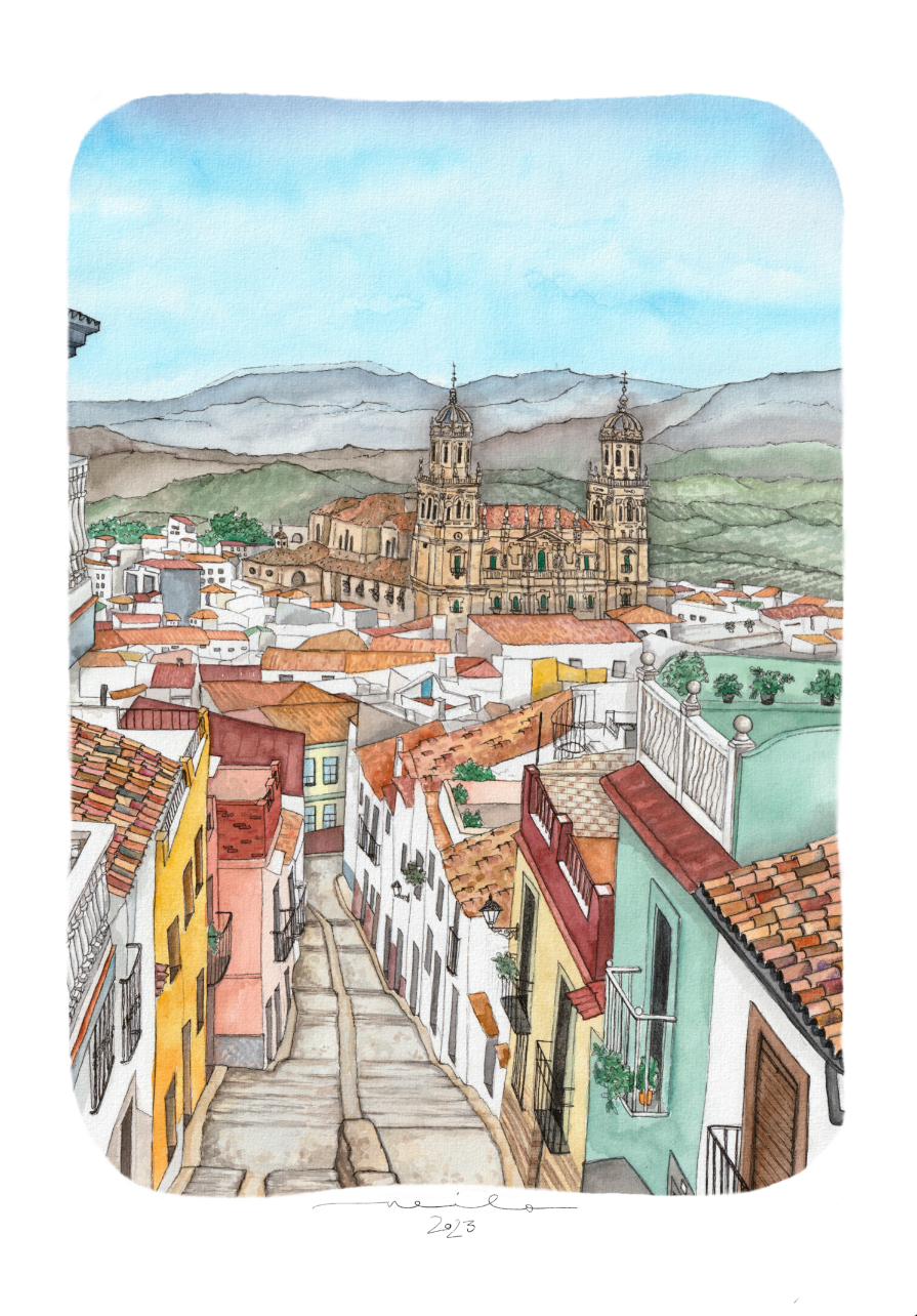 Lámina Calle Duque - Jaén