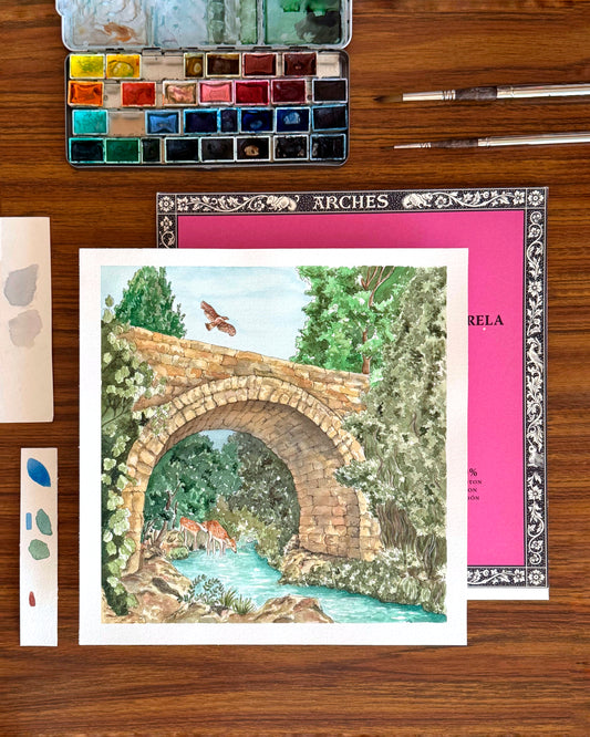 Ilustración original - Sierra de Cazorla