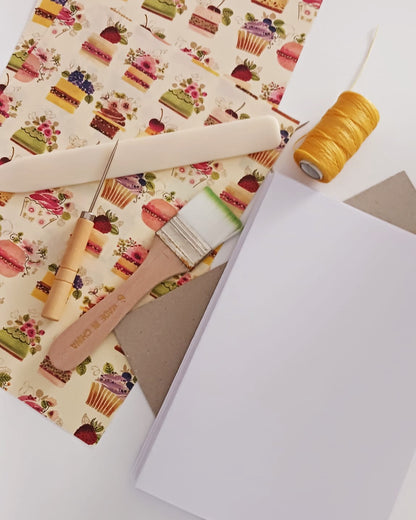 Crea tu libreta con encuadernación artesanal