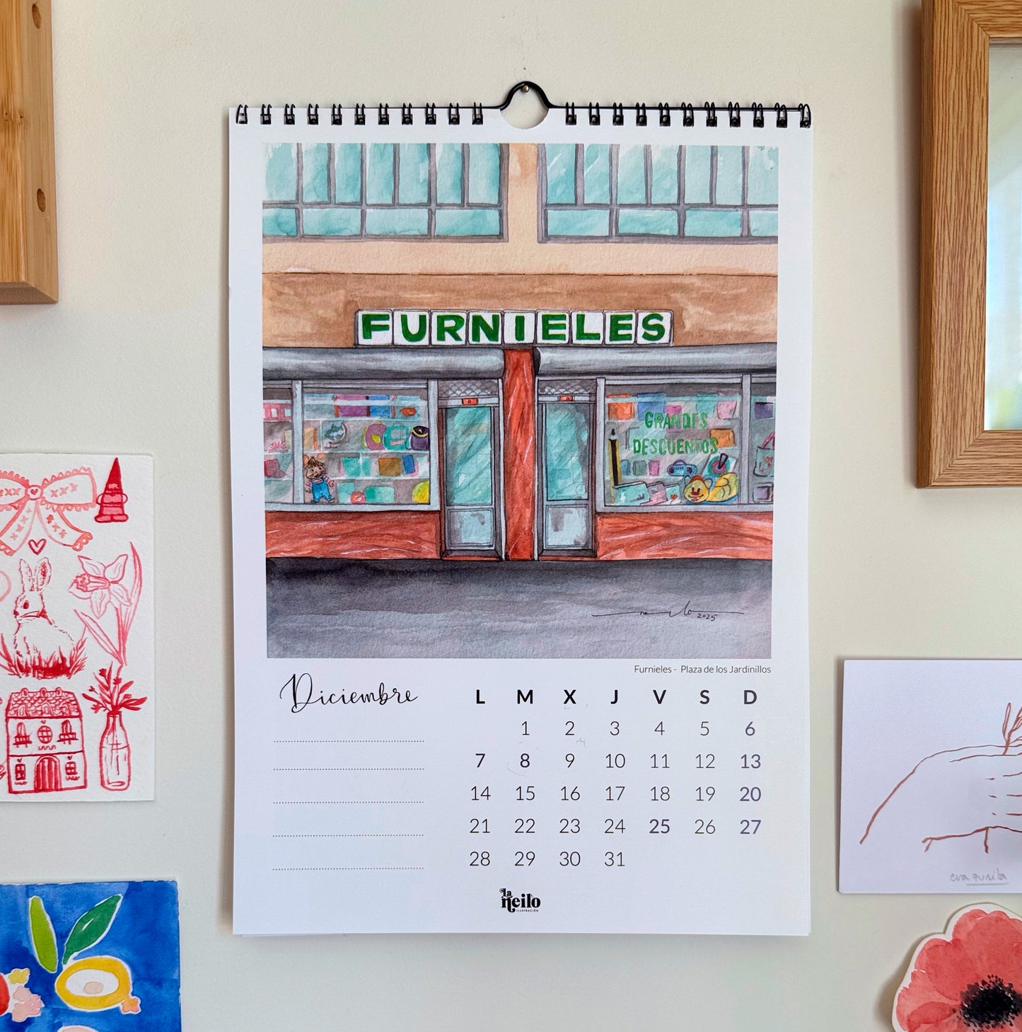 Almanaque de pared - Jaén 2026