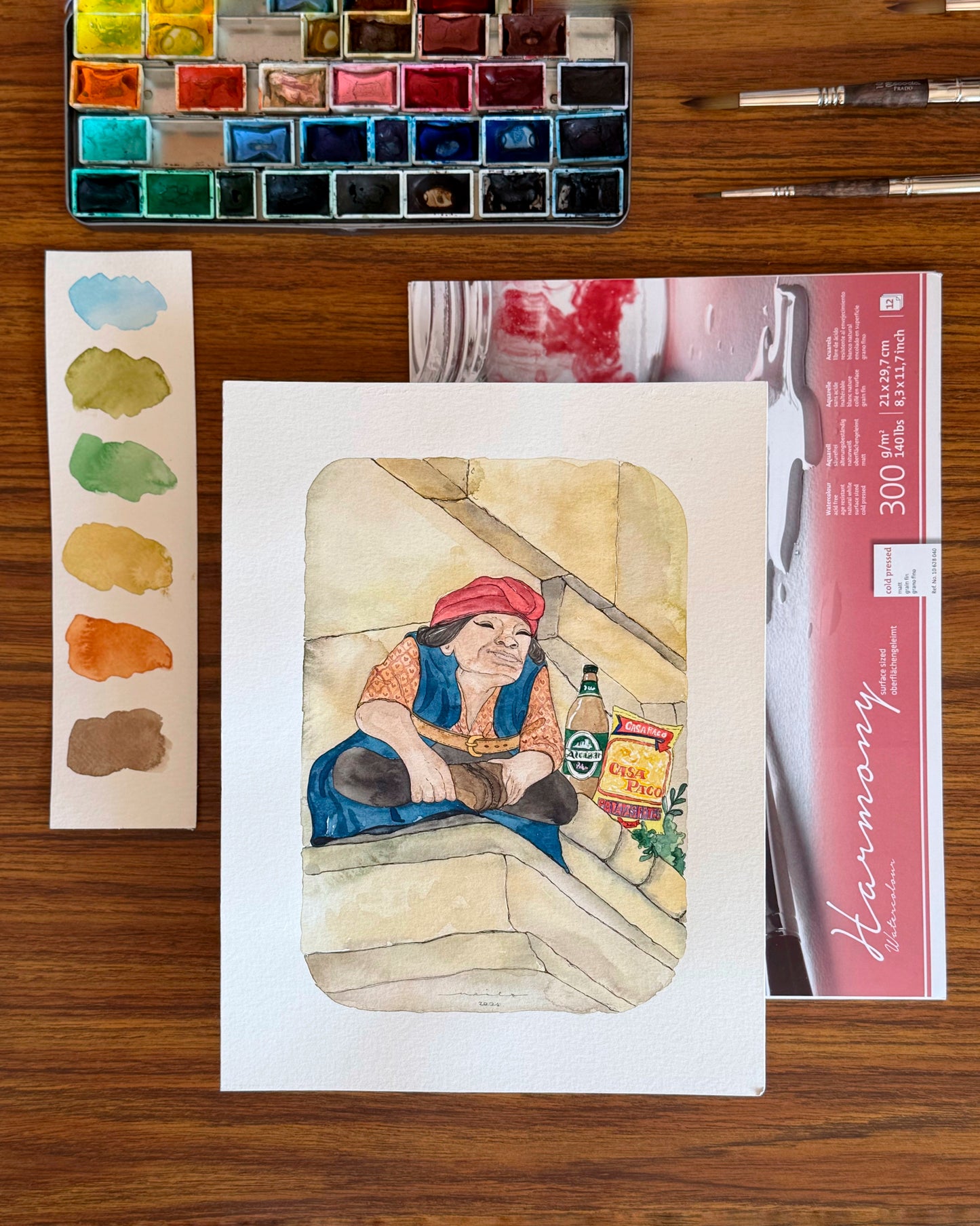 Ilustración original - La Mona