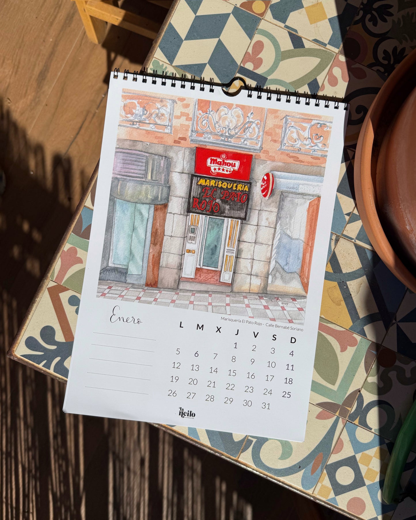 Almanaque de pared - Jaén 2026