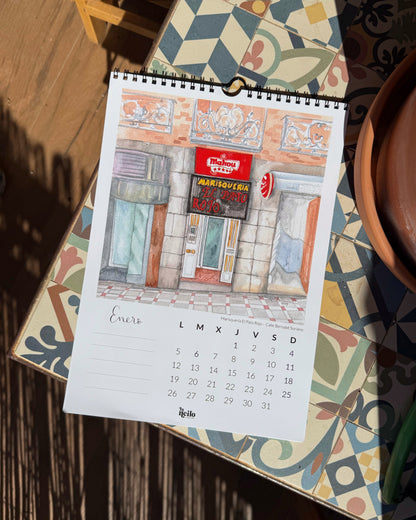 Almanaque de pared - Jaén 2026