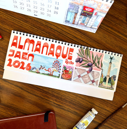 Almanaque de mesa - Jaén 2026