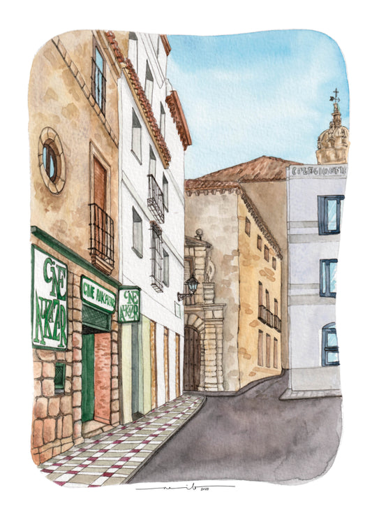 Lámina Calle Muñoz Garnica - Jaén