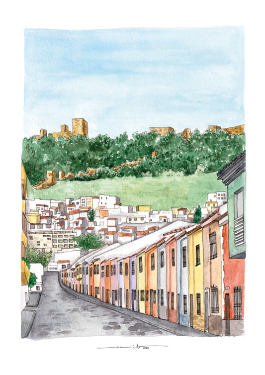 Lámina Calle San Lucas  - Jaén