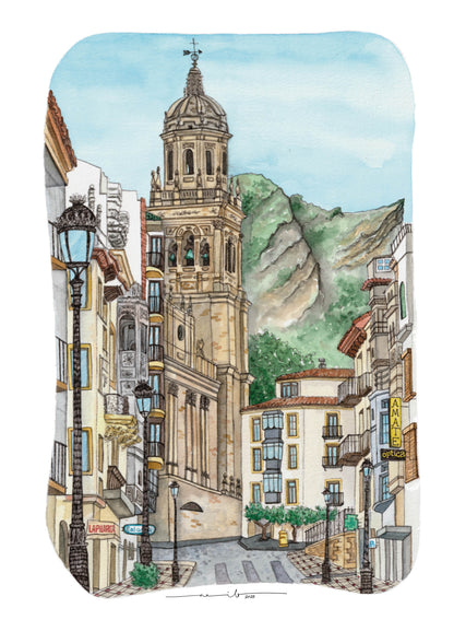 Lámina Calle Bernabé Soriano "La Carrera" - Jaén