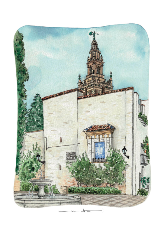 Lámina Plaza de la Alianza - Sevilla