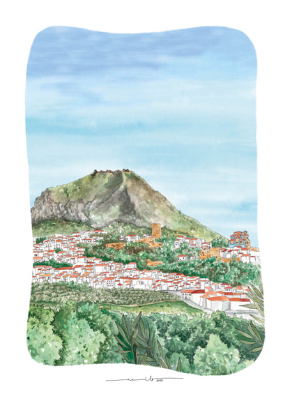 Lámina Peña y Fortaleza Baja - Martos