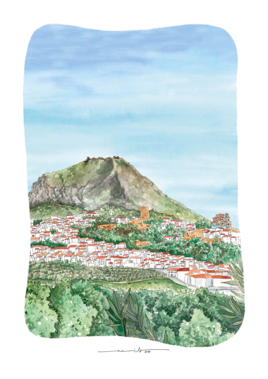 Lámina Peña y Fortaleza Baja - Martos