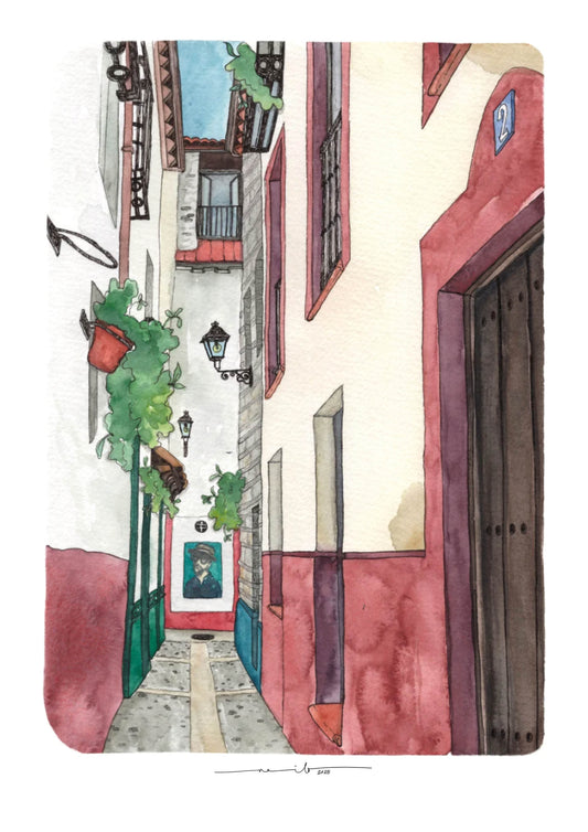 Lámina Calle Arco del Consuelo I - Jaén