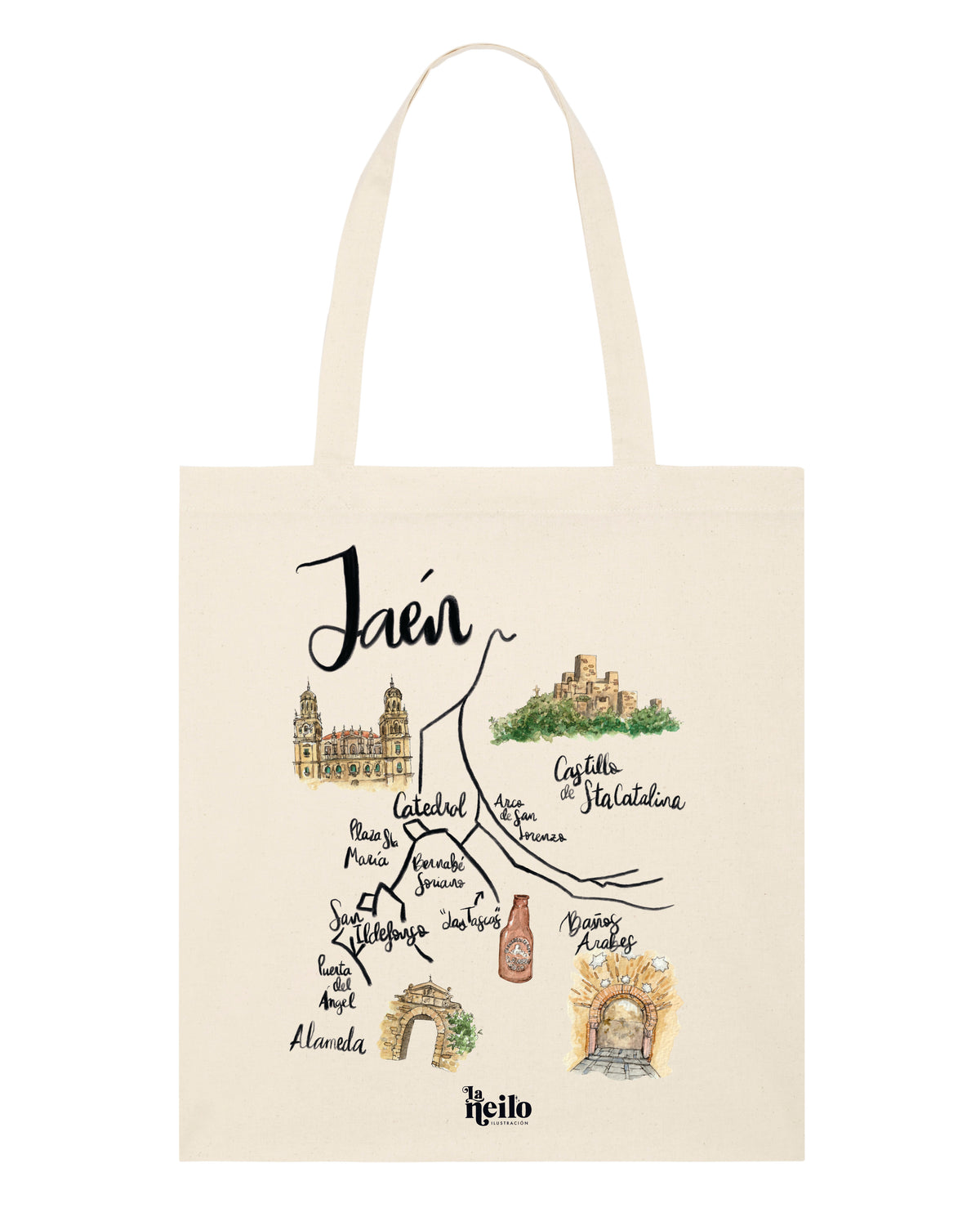 Totebag Mapa de Jaén