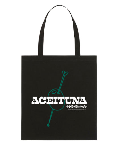 Totebag Negra Aceituna