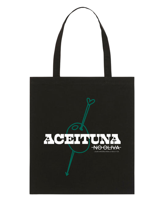 Totebag Negra Aceituna